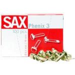 SAX δισκελείς συνδετήρες Phenix 100τεμ.