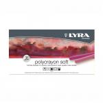 Lyra Polycrayon Soft σετ 12 μαλακών παστέλ