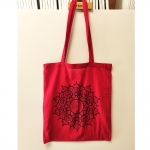 Βαμβακερή υφασμάτινη τσάντα εκτυπωμένη mandala 1