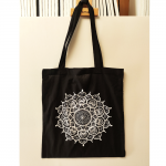 Βαμβακερή υφασμάτινη τσάντα εκτυπωμένη mandala 2