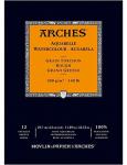 Arches Μπλοκ Ακουαρέλας Rough Grain (A3)29,7x42cm 300gr 12 Φύλλων