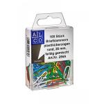 ALCO Χρωματιστοί Συνδετήρες 26mm Ι 100τεμ