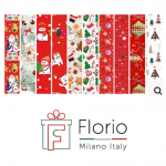 Χριστουγεννιάτικο Χαρτί Περιτυλίγματος πολυτελείας Florio