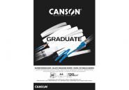 ΜΠΛΟΚ CANSON  Graduate black paper   120gr 20Φ