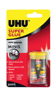 UHU Super Glue ultra fast MINIS liquid 