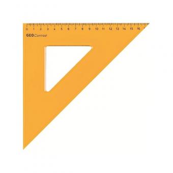 Aristo Contrast τρίγωνο 25cm 45 μοίρες ή 60, με αρίθμηση και πατούρα 