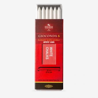 Ανταλλακτικές μύτες KOH-I-NOOR Gioconda 6  5,6mm White Chalks 