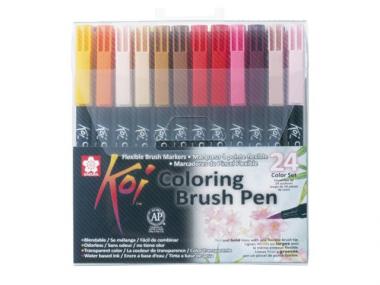 Sakura Koi coloring brush pen set 24pcs 