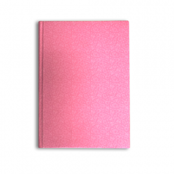 Χειροποίητο Βιβλίο Ευχών ροζ με doodles 