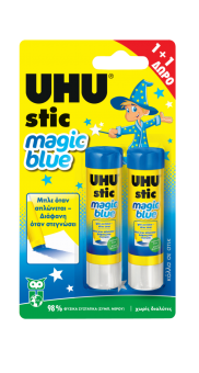 UHU Stic magic blue 2x8,2γρ. 