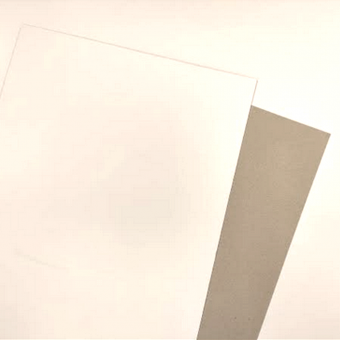Χαρτόνι Βιβλιοδεσίας διχρωμο, άσπρο-γκρί 2 mm 50 *70 cm