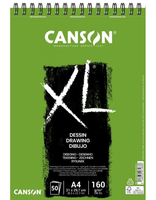 ΜΠΛΟΚ CANSON A4 DESSIN XL 160gr 50φ 