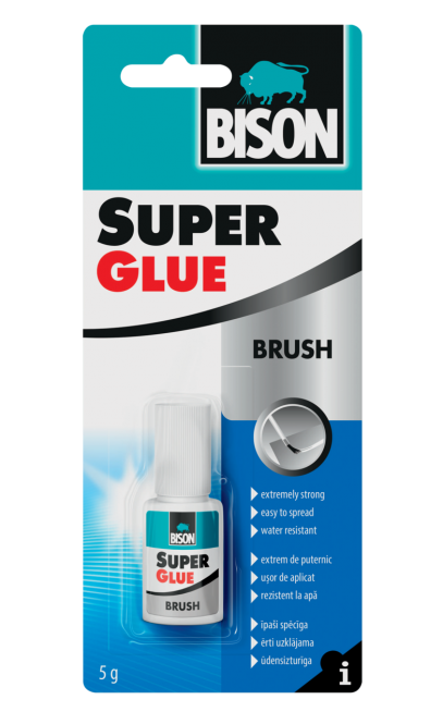 Bison Super Glue με πινέλο 5γρ. 