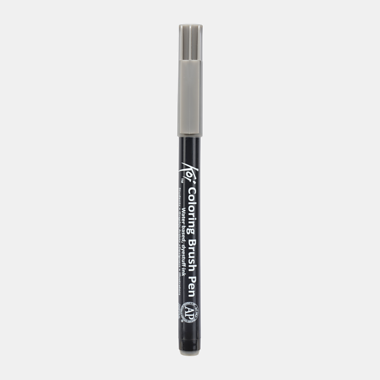 Koi brush pen Dark cool gray