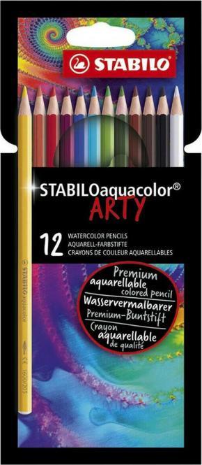 Stabilo Aquacolor Arty σετ ξυλομπογιές ακουαρέλας 
