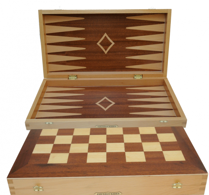 Τάβλι - Σκάκι απλό φλάτ 