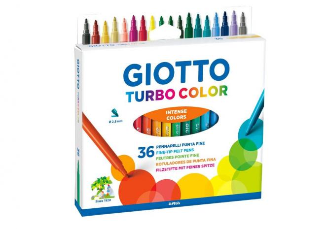 Giotto Turbocolor Μαρκαδόροι λεπτοί σετ 