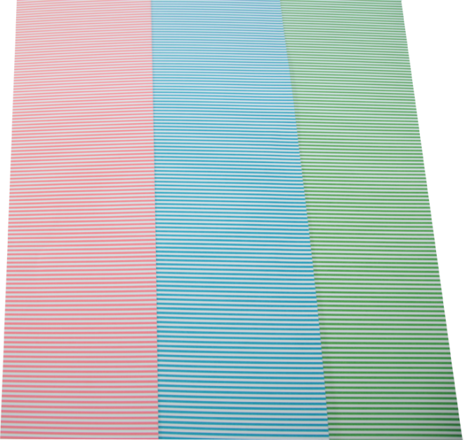 Χαρτόνι με ρίγες διάφορα χρώματα 